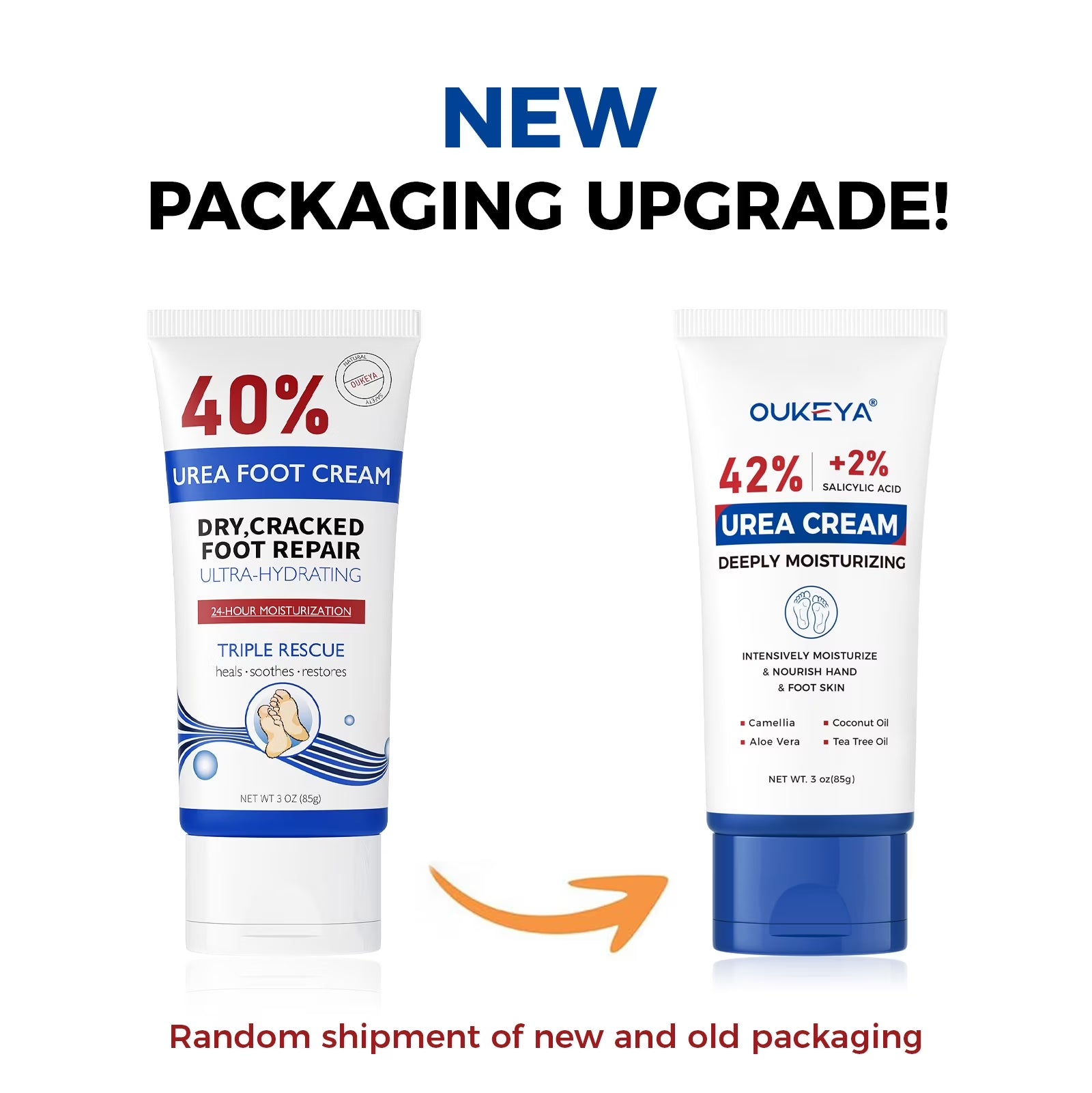 Urea Cream with Salicylic Acid Moisturizes & Exfoliates Dry Cracked Skin 3 Oz