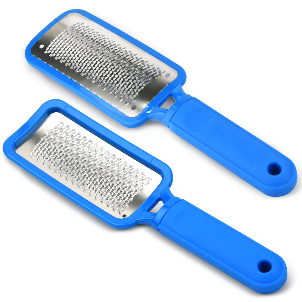 Professional Pedicure Foot File Callus Remover, Stainless Steel Heel Scraper for Dry and Wet Feet